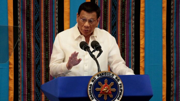 filipino-president-duterte-suggests-disinfecting-masks-with-gasoline,-quickly-corrected