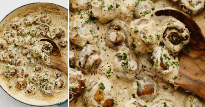 creamy-garlic-parmesan-mushrooms